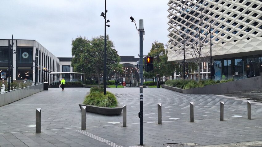 Eastland Town Square public space in Ringwood