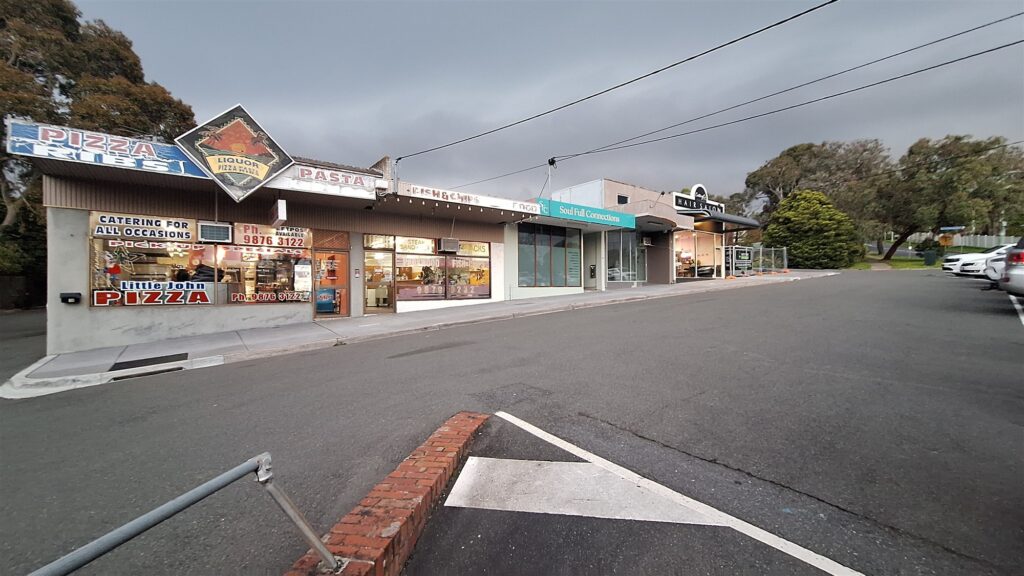 Fish and chip shop among the local shops at Colman Road Shopping Centre in Warranwood