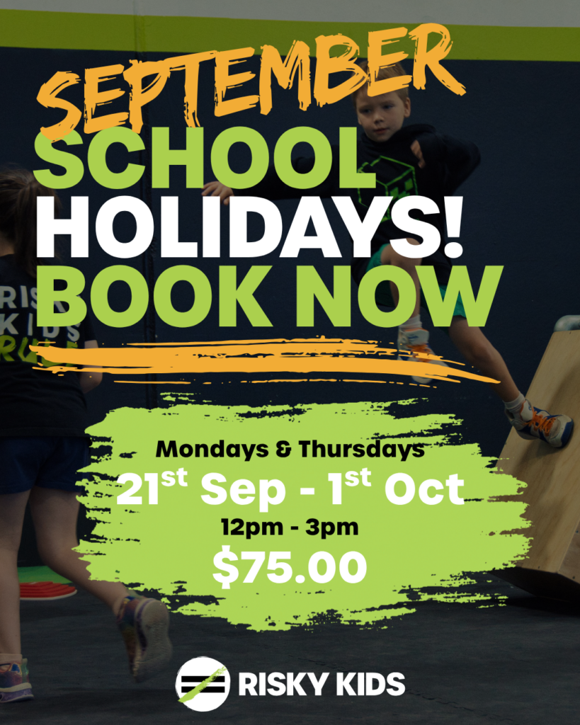 Risky Kids Maroondah school holiday sessions, Mondays and Thursdays from 21 September to 1 October, noon to 3pm, $75