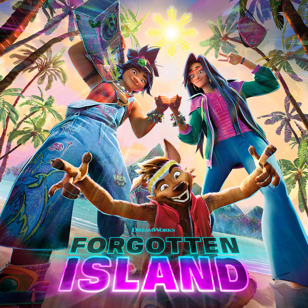 Promotional artwork for DreamWorks Animation’s Forgotten Island.