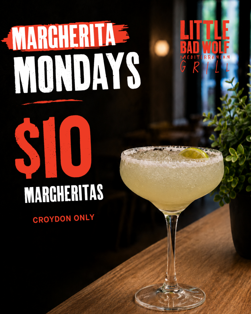 Little Bad Wolf Margherita Mondays — $10 margheritas